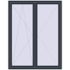 Ustalenie cen Drzwi balkonowe 1600x2050 mm BALCONY DOOR REHAU EURO 70 ANTHRACITE_GREY_STRUKTURAL dwustronny