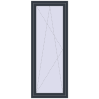 Pricing Balcony doors 800x2100 mm BALCONY DOOR REHAU EURO 60 ANTHRACITE_GREY_STRUKTURAL two-sided