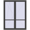 Pricing Balcony doors 1700x2200 mm BALCONY DOOR REHAU EURO 70 BASALT_GREY two-sided