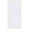 Pricing Balcony doors 1000x2100 mm BALCONY DOOR REHAU EURO 60 RAL 9016 Traffic white two-sided