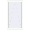 Ustalenie cen Drzwi balkonowe 1100x2050 mm BALCONY DOOR REHAU SYNEGO RAL 9016 Traffic white dwustronny