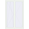 Pricing Balcony doors 1500x2340 mm BALCONY DOOR REHAU SYNEGO RAL 9016 Traffic white two-sided