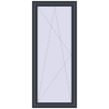 Pricing Balcony doors 900x2150 mm BALCONY DOOR REHAU EURO 70 ANTHRACITE_GREY_STRUKTURAL two-sided