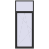 Pricing Balcony doors 1000x2600 mm BALCONY DOOR REHAU EURO 70 BLACK_STRUCTURAL two-sided