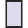 Pricing Balcony doors 1300x2100 mm BALCONY DOOR REHAU SYNEGO BLACK_STRUCTURAL two-sided