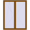 Pricing Balcony doors 1800x2250 mm BALCONY DOOR REHAU SYNEGO GOLDEN OAK two-sided