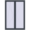 Pricing Balcony doors 1500x2200 mm BALCONY DOOR REHAU SYNEGO ANTHRACITE_GREY_STRUKTURAL two-sided