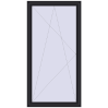 Pricing Balcony doors 1200x2350 mm BALCONY DOOR REHAU SYNEGO BLACK_ULTI-MATT two-sided