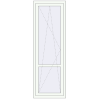 Ustalenie cen Drzwi balkonowe 710x2100 mm BALCONY DOOR REHAU EURO 70 RAL 9016 Traffic white dwustronny