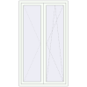 Pricing Balcony doors 1200x2100 mm BALCONY DOOR REHAU EURO 70 RAL 9016 Traffic white two-sided