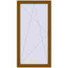 Pricing Balcony doors 1200x2350 mm BALCONY DOOR REHAU SYNEGO GOLDEN OAK two-sided