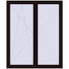Ustalenie cen Drzwi balkonowe 1740x2100 mm BALCONY DOOR REHAU SYNEGO BLACK_BROWN dwustronny