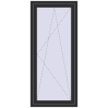 Pricing Balcony doors 800x1800 mm BALCONY DOOR REHAU SYNEGO ANTHRACITE_GREY_GLATT two-sided