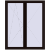 Ustalenie cen Drzwi balkonowe 1700x2100 mm BALCONY DOOR REHAU SYNEGO BLACK_BROWN dwustronny