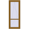Pricing Balcony doors 800x2000 mm BALCONY DOOR REHAU SYNEGO LIGHT_OAK external