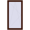 Pricing Balcony doors 1100x2100 mm BALCONY DOOR REHAU SYNEGO BLACK_CHERRY two-sided