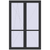 Pricing Balcony doors 1500x2300 mm BALCONY DOOR REHAU EURO 70 ANTHRACITE_GREY_GLATT two-sided