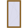 Pricing Balcony doors 1200x2350 mm BALCONY DOOR REHAU SYNEGO LIGHT_OAK two-sided