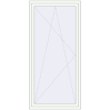 Pricing Balcony doors 1100x2300 mm BALCONY DOOR REHAU SYNEGO RAL 9016 Traffic white two-sided