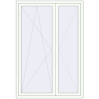 Pricing Drzwi balkonowe 1450x2100 mm BALCONY DOOR REHAU EURO 70 RAL 9016 Traffic white dwustronny