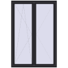 Ustalenie cen Drzwi balkonowe 1500x2200 mm BALCONY DOOR REHAU SYNEGO BLACK_ULTI-MATT dwustronny