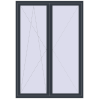 Pricing Balcony doors 1600x2300 mm BALCONY DOOR REHAU EURO 70 ANTHRACITE_GREY_STRUKTURAL two-sided