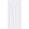 Pricing Balcony doors 1200x2600 mm BALCONY DOOR REHAU SYNEGO RAL 9016 Traffic white two-sided