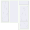 Pricing Balcony doors 2520x2600 mm BALCONY DOOR REHAU EURO 70 RAL 9016 Traffic white two-sided