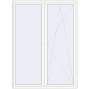 Pricing Balcony doors 1830x2400 mm BALCONY DOOR REHAU EURO 70 RAL 9016 Traffic white two-sided