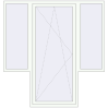 Pricing Balcony doors 2000x2100 mm BALCONY DOOR REHAU EURO 70 RAL 9016 Traffic white two-sided