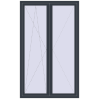 Ustalenie cen Drzwi balkonowe 1400x2300 mm BALCONY DOOR REHAU SYNEGO ANTHRACITE_GREY_STRUKTURAL dwustronny