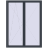 Pricing Balcony doors 1830x2400 mm BALCONY DOOR REHAU EURO 70 ANTHRACITE_GREY_STRUKTURAL two-sided