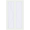 Pricing Balcony doors 1285x2210 mm BALCONY DOOR REHAU EURO 70 RAL 9016 Traffic white two-sided