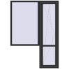 Ustalenie cen Drzwi balkonowe 1500x2100 mm BALCONY DOOR REHAU SYNEGO ANTHRACITE_GREY_GLATT dwustronny