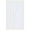 Pricing Balcony doors 1280x2130 mm BALCONY DOOR REHAU EURO 70 RAL 9016 Traffic white two-sided