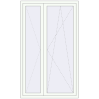 Pricing Balcony doors 1250x2100 mm BALCONY DOOR REHAU EURO 70 RAL 9016 Traffic white two-sided