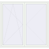 Pricing Balcony doors 2200x2100 mm BALCONY DOOR REHAU EURO 70 RAL 9016 Traffic white two-sided