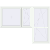 Pricing Balcony doors 2800x2100 mm BALCONY DOOR REHAU EURO 70 RAL 9016 Traffic white two-sided