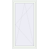 Pricing Balcony doors 1000x2000 mm BALCONY DOOR REHAU EURO 70 RAL 9016 Traffic white two-sided