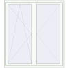 Pricing Balcony doors 1700x1900 mm BALCONY DOOR REHAU SYNEGO RAL 9016 Traffic white two-sided