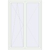 Pricing Balcony doors 1450x2140 mm BALCONY DOOR REHAU SYNEGO RAL 9016 Traffic white two-sided