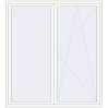 Pricing Balcony doors 2000x2200 mm BALCONY DOOR REHAU EURO 70 RAL 9016 Traffic white two-sided