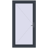 Pricing Entrance doors 1000x2000 mm DOOR KORSA ENERGY-SAVING REHAU SYNEGO ANTHRACITE_GREY_STRUKTURAL external