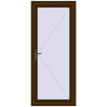 Pricing Entrance doors 860x2140 mm DOOR KORSA OPTIMUM REHAU BRILLANT DARK_OAK two-sided