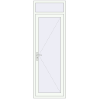 Ustalenie cen Drzwi zewnętrzne 800x2400 mm DOOR KORSA OPTIMUM REHAU BRILLANT RAL 9016 Traffic white dwustronny