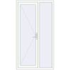 Ustalenie cen Drzwi zewnętrzne 1200x2180 mm DOOR KORSA OPTIMUM REHAU BRILLANT RAL 9016 Traffic white dwustronny