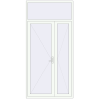 Ustalenie cen Drzwi zewnętrzne 1450x3000 mm DOOR KORSA ALU STANDARD 72 RAL 9016 Traffic white dwustronny