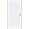 Pricing Entrance doors 1170x2360 mm DOOR KORSA ALU STANDARD 72 RAL 9016 Traffic white two-sided