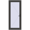 Ustalenie cen Drzwi zewnętrzne 900x2100 mm DOOR KORSA OPTIMUM REHAU BRILLANT BASALT_GREY dwustronny