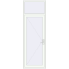 Ustalenie cen Drzwi zewnętrzne 870x2600 mm DOOR KORSA OPTIMUM REHAU BRILLANT RAL 9016 Traffic white dwustronny
